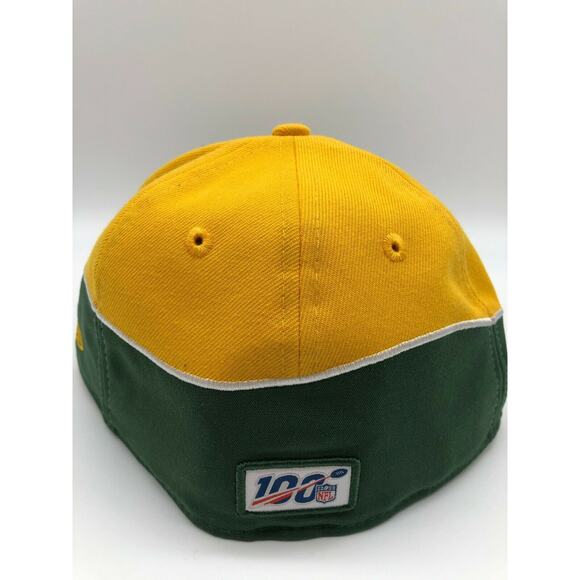 Green Bay Packers Embroidered New Era 59Fifty Fitted Hat Cap Draft NFL Size 7 - Picture 6 of 12